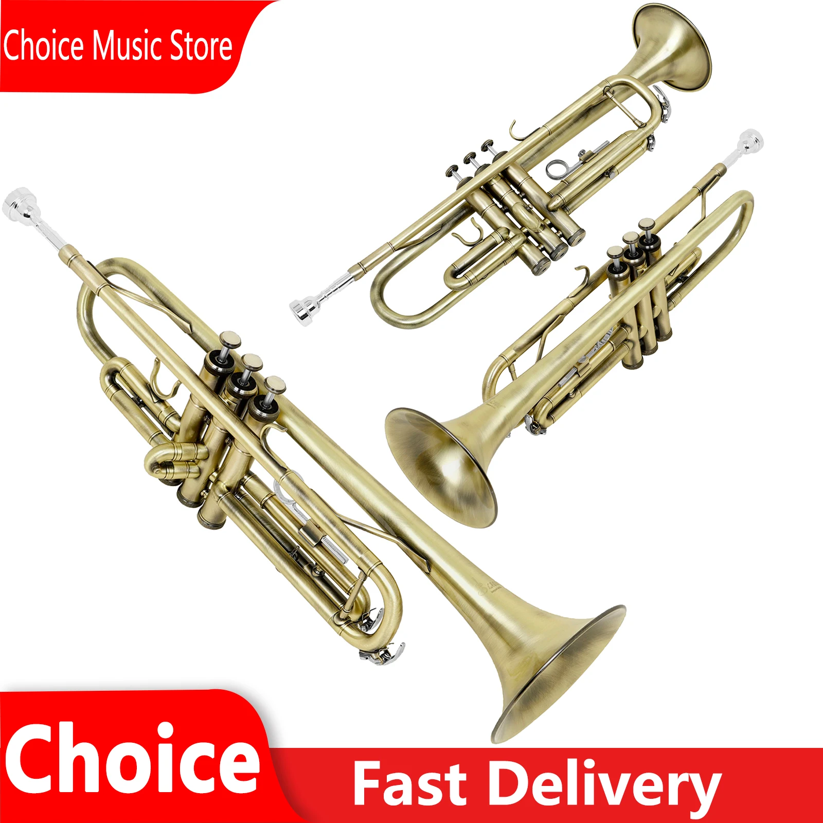 Труба SLADE Bb из бронзовой латуни, устойчивая к ржавчине, музыкальный инструмент для профессиональных выступлений, с аксессуарами
Труба SLADE Bb из бронзовой латуни, устойчивая к ржавчине, музыкальный инструмент для профессиональных выступлений, с аксессуарами