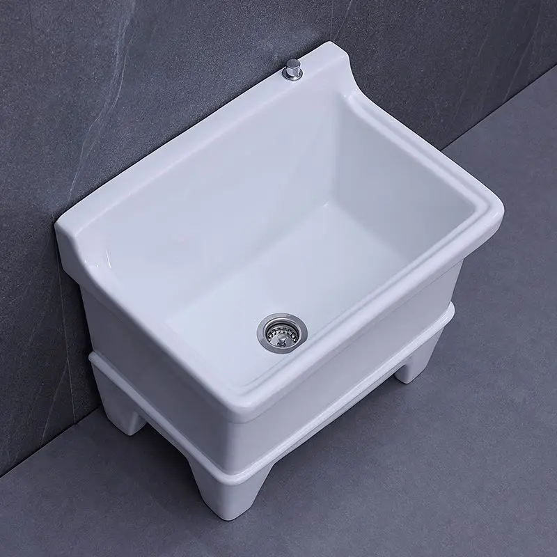 Large square long mop washing wide basin Taiwan control automatic sewer ceramic mop pool balcony pool
Large square long mop washing wide basin Taiwan control automatic sewer ceramic mop pool balcony pool