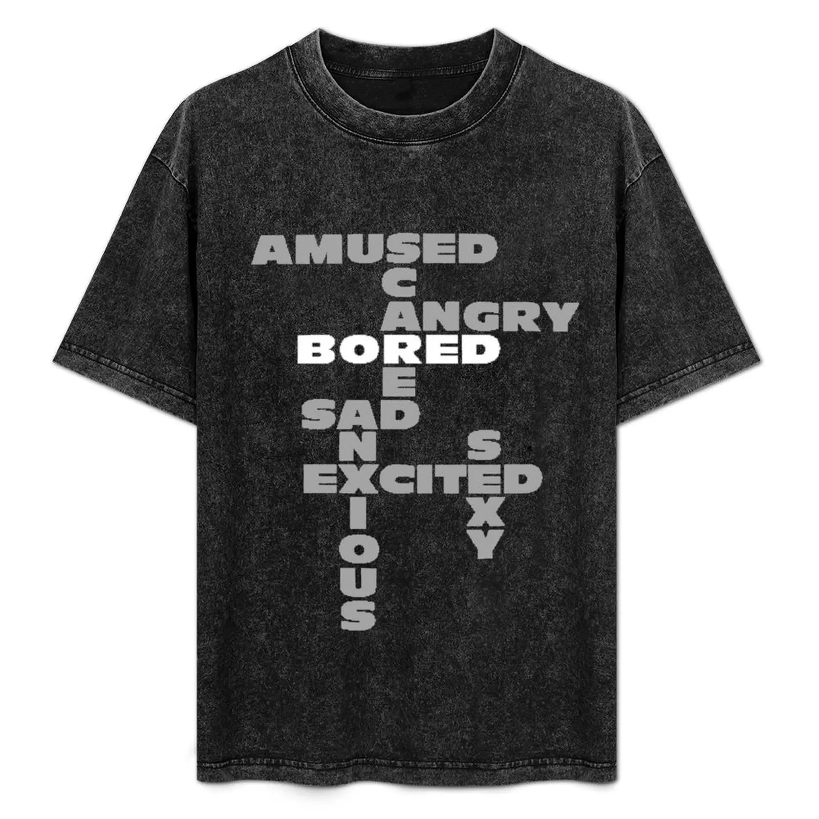 Westworld Emotions Crossword Shirt - Bored T-Shirt Soft Touch Basic Cotton T-Shirt
Westworld Emotions Crossword Shirt - Bored T-Shirt Soft Touch Basic Cotton T-Shirt