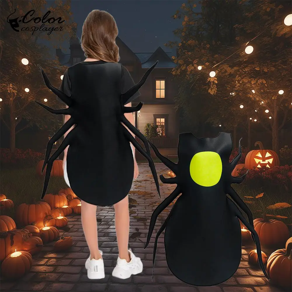 Color Cosplayer Halloween Outfit Black Spider Cosplay Costume Party Wear Adult Children Festival Fancy Dress Up Sponge Clothes
Color Cosplayer Halloween Outfit Black Spider Cosplay Costume Party Wear Adult Children Festival Fancy Dress Up Sponge Clothes