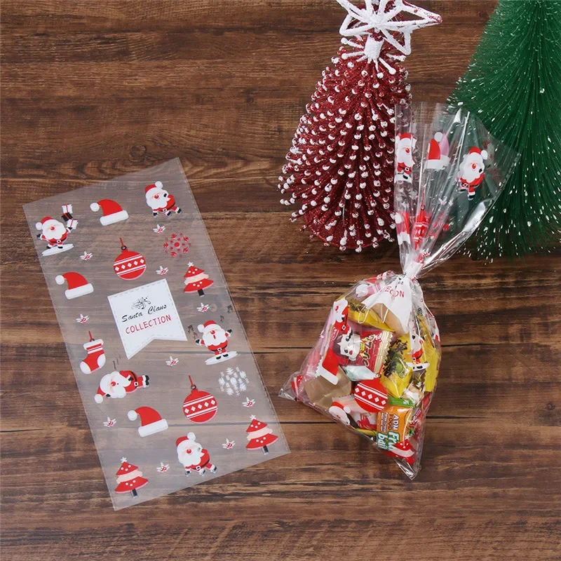 50Pcs 13x27cm Christmas Transparent Clear Candy Sugar Cookie Santa Xmas Party Gift Packaging OPP Flat Bags
50Pcs 13x27cm Christmas Transparent Clear Candy Sugar Cookie Santa Xmas Party Gift Packaging OPP Flat Bags