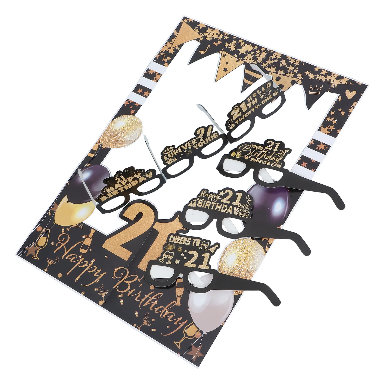 1 set Birthday Frame Party Photo Booth Frame 18th 21st Party Black Gold Paper Glasses Props Booth Selfie Accessories Celebration
1 set Birthday Frame Party Photo Booth Frame 18th 21st Party Black Gold Paper Glasses Props Booth Selfie Accessories Celebration