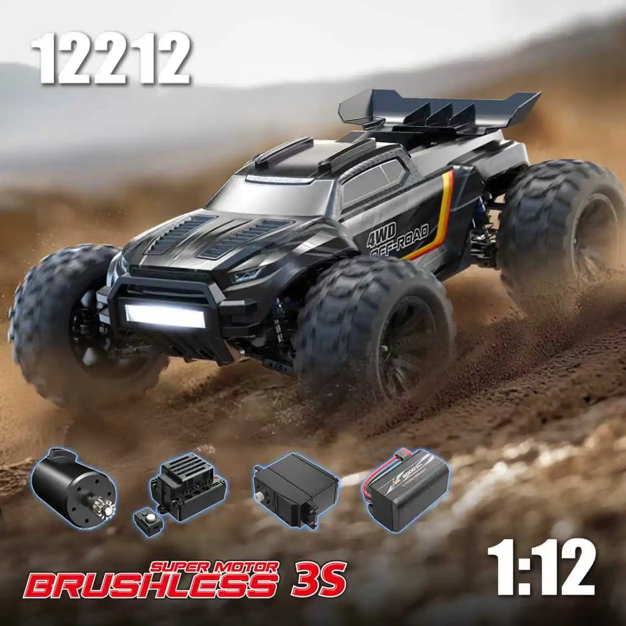 Mjx 1/12 Scale Brushless Short Course Rc Truck 58km/H Speed 2025 New Model For Drift And Racing
Mjx 1/12 Scale Brushless Short Course Rc Truck 58km/H Speed 2025 New Model For Drift And Racing