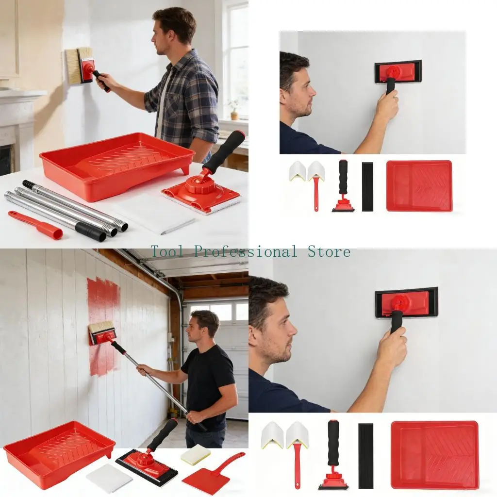 57QF 360 Degree Moving Handle Paint Tool Contains 5 Section Rod
57QF 360 Degree Moving Handle Paint Tool Contains 5 Section Rod