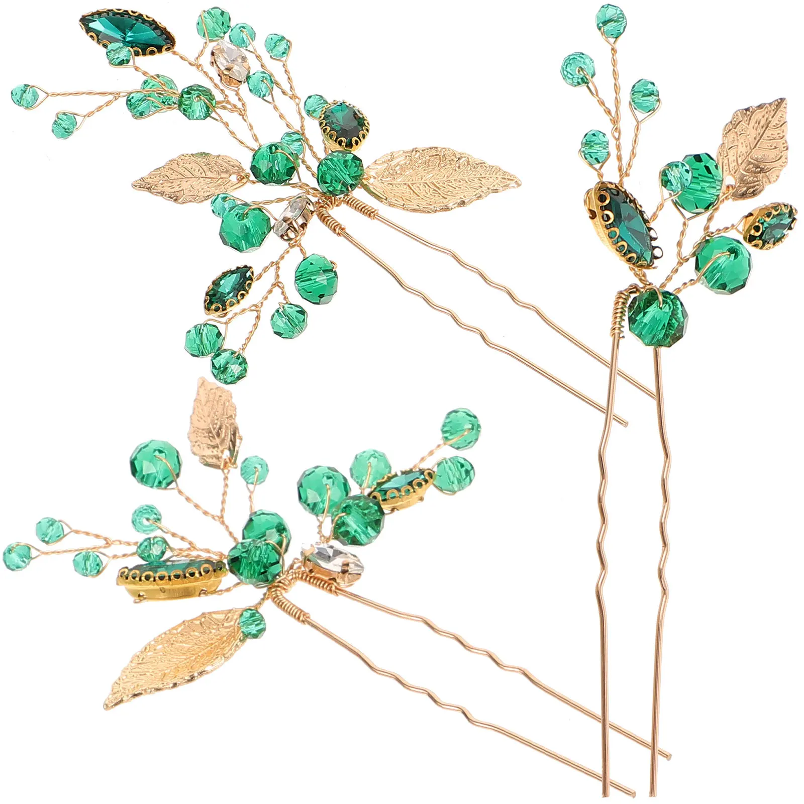 3Pcs Green Leaf Hair Pins Crystal Bridal Hairpins for Wedding Women Party Evening Dance Banquet Accessories Crystal Hair Pins
3Pcs Green Leaf Hair Pins Crystal Bridal Hairpins for Wedding Women Party Evening Dance Banquet Accessories Crystal Hair Pins