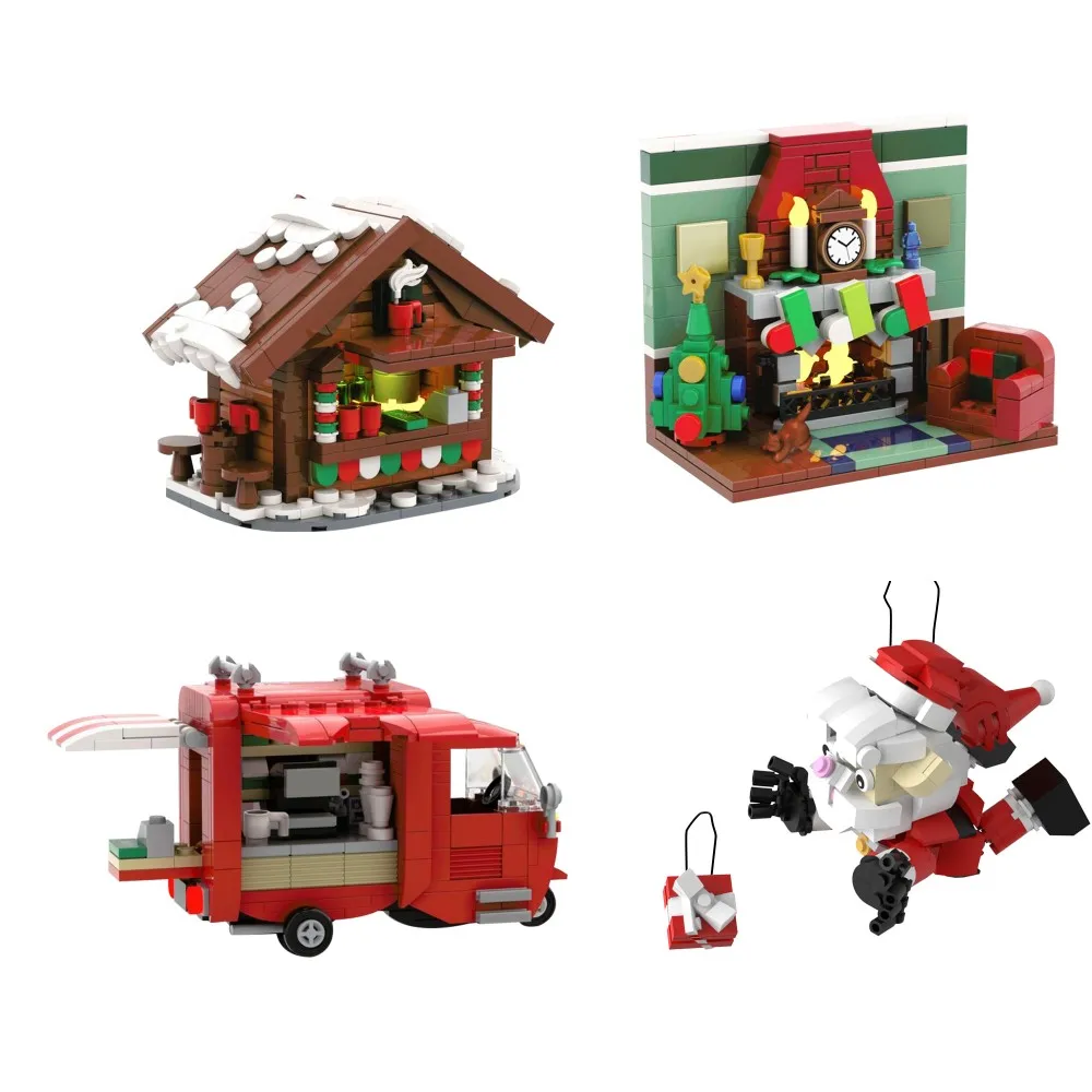 Gobricks MOC Рождественская тема Зимний вид на улицу Рождественская подставка для гриля Набор строительных блоков Подставки для горячих напитков Кирпичная игрушка для детей
Gobricks MOC Рождественская тема Зимний вид на улицу Рождественская подставка для гриля Набор строительных блоков Подставки для горячих напитков Кирпичная игрушка для детей