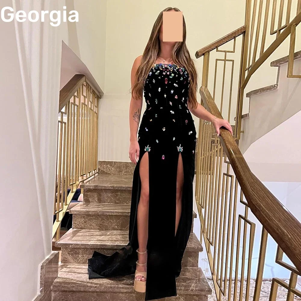 Customized Evening Dresses A-Line Strapless Floor-Length Beadings Dresses For Special Occasions Zipper Up Sleeveless Dresses
Customized Evening Dresses A-Line Strapless Floor-Length Beadings Dresses For Special Occasions Zipper Up Sleeveless Dresses