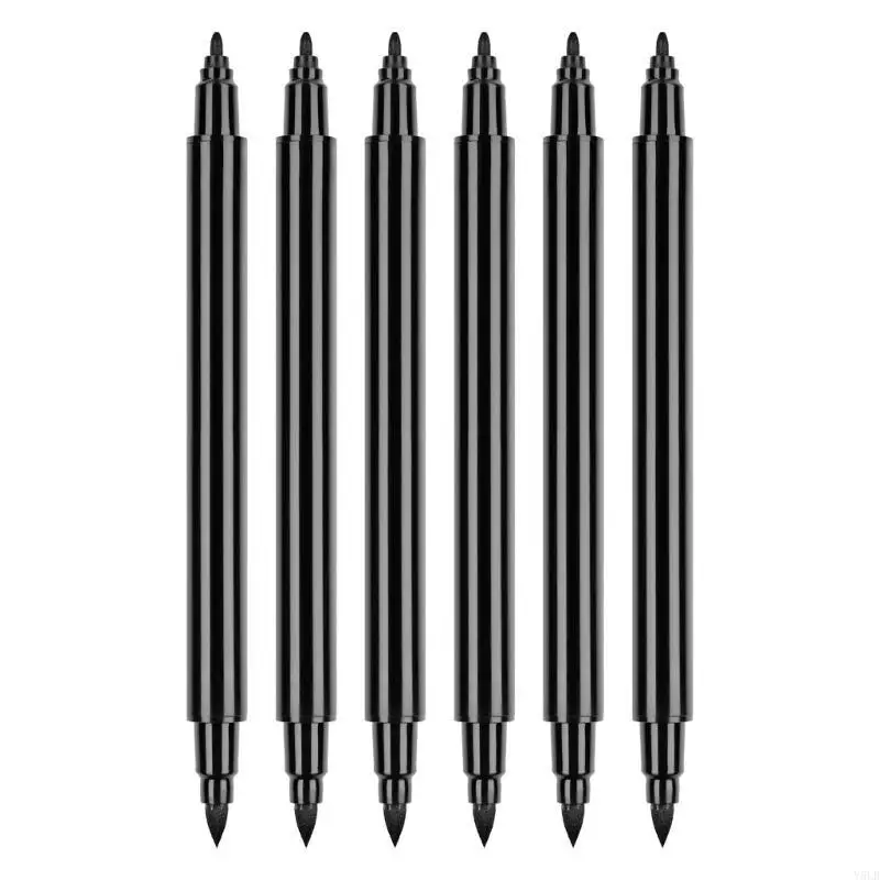 Y5LB, 6 шт., двухсторонний маркер для ткани для одежды, шляпа, холщовая сумка, обувь, не выцветает, не кровоточит, водостойкая
Y5LB, 6 шт., двухсторонний маркер для ткани для одежды, шляпа, холщовая сумка, обувь, не выцветает, не кровоточит, водостойкая