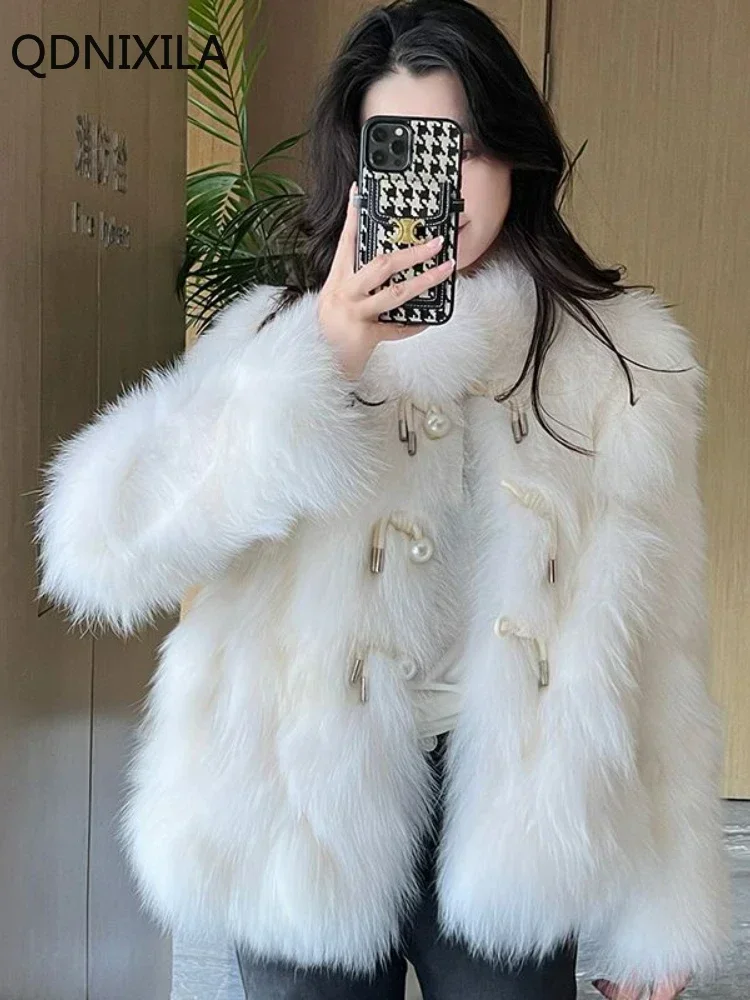 Winter Coats for Women,Femininity Celebrity,Explosion Pearl Buckle,Faux Fur Coat,White Fur Jacket,New Outerwears
Winter Coats for Women,Femininity Celebrity,Explosion Pearl Buckle,Faux Fur Coat,White Fur Jacket,New Outerwears