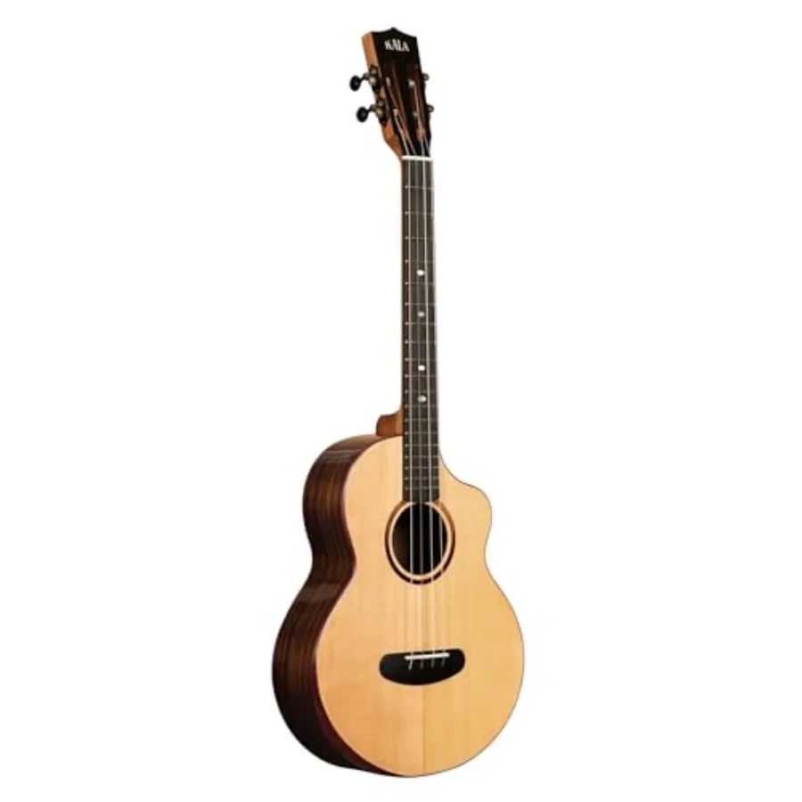 Baritone ukulele for music performance, spruce body, natural color, includes carrying bag
Baritone ukulele for music performance, spruce body, natural color, includes carrying bag