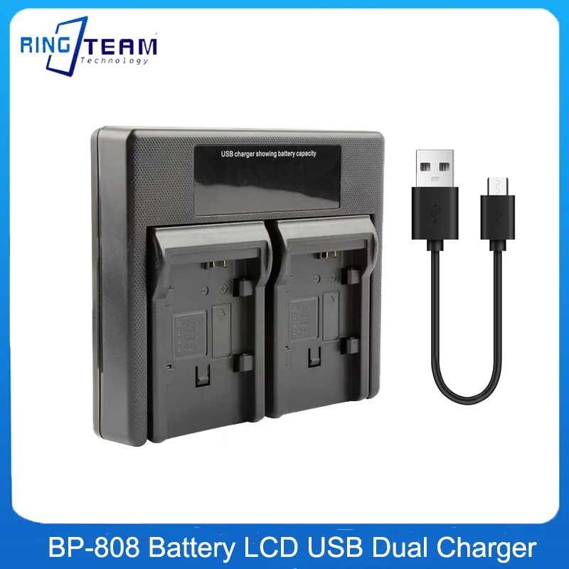 BP 808 Battery LCD USB Dual Charger for Canon BP-807 BP-808 BP-809 FS305 FS306 FS307 FS36 FS37 FS406 FS46 XA10 HF100 HFS10
BP 808 Battery LCD USB Dual Charger for Canon BP-807 BP-808 BP-809 FS305 FS306 FS307 FS36 FS37 FS406 FS46 XA10 HF100 HFS10