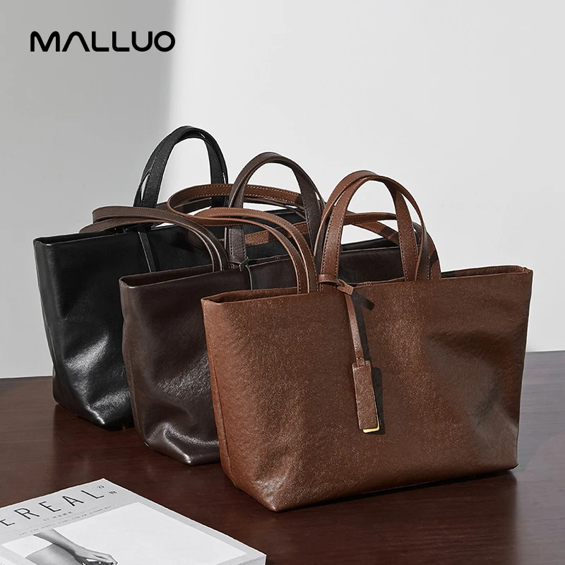 Women Natural Cow Leather Retro Shoulder Bags Lady Fashion Real Cowhide Bag Female High Capacity Design Luxury Commuting Handbag
Women Natural Cow Leather Retro Shoulder Bags Lady Fashion Real Cowhide Bag Female High Capacity Design Luxury Commuting Handbag