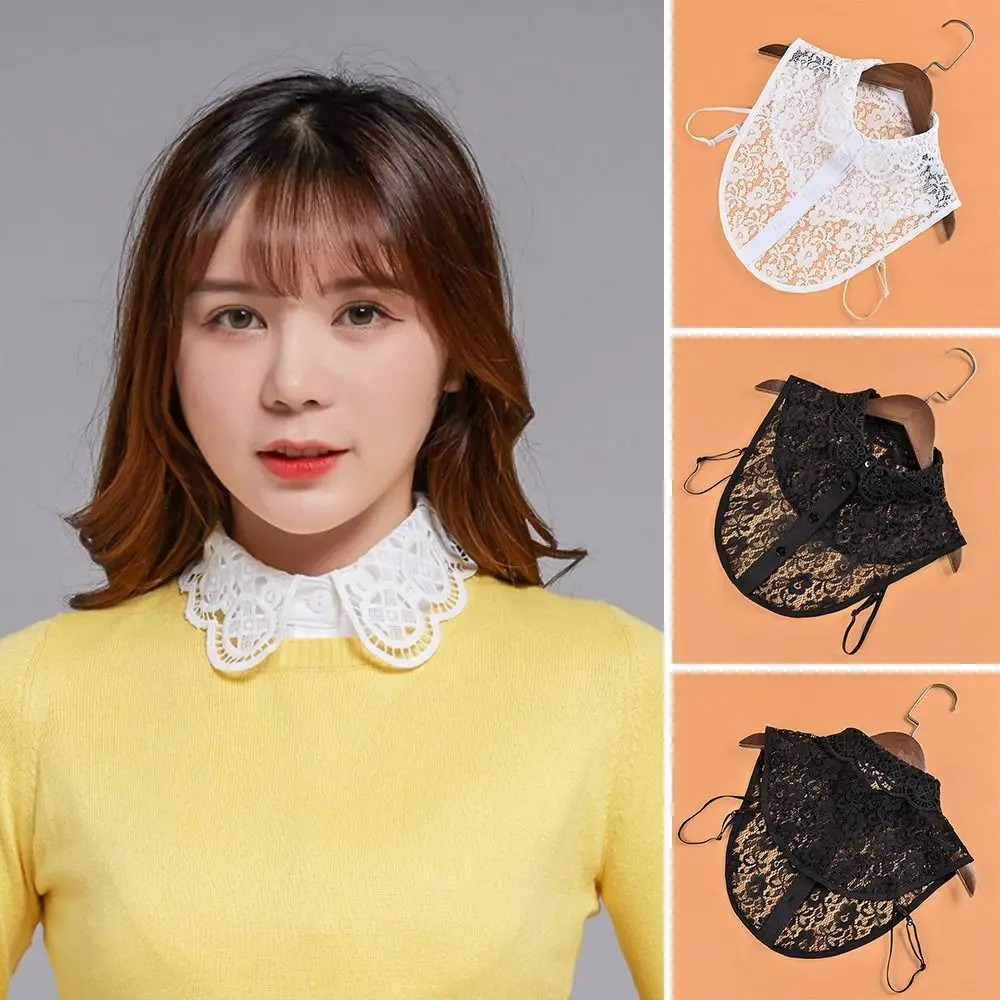 New Fashion Detachable Fake Collar White Black Adjustable False Collar Lace Neckline Women Girls
New Fashion Detachable Fake Collar White Black Adjustable False Collar Lace Neckline Women Girls