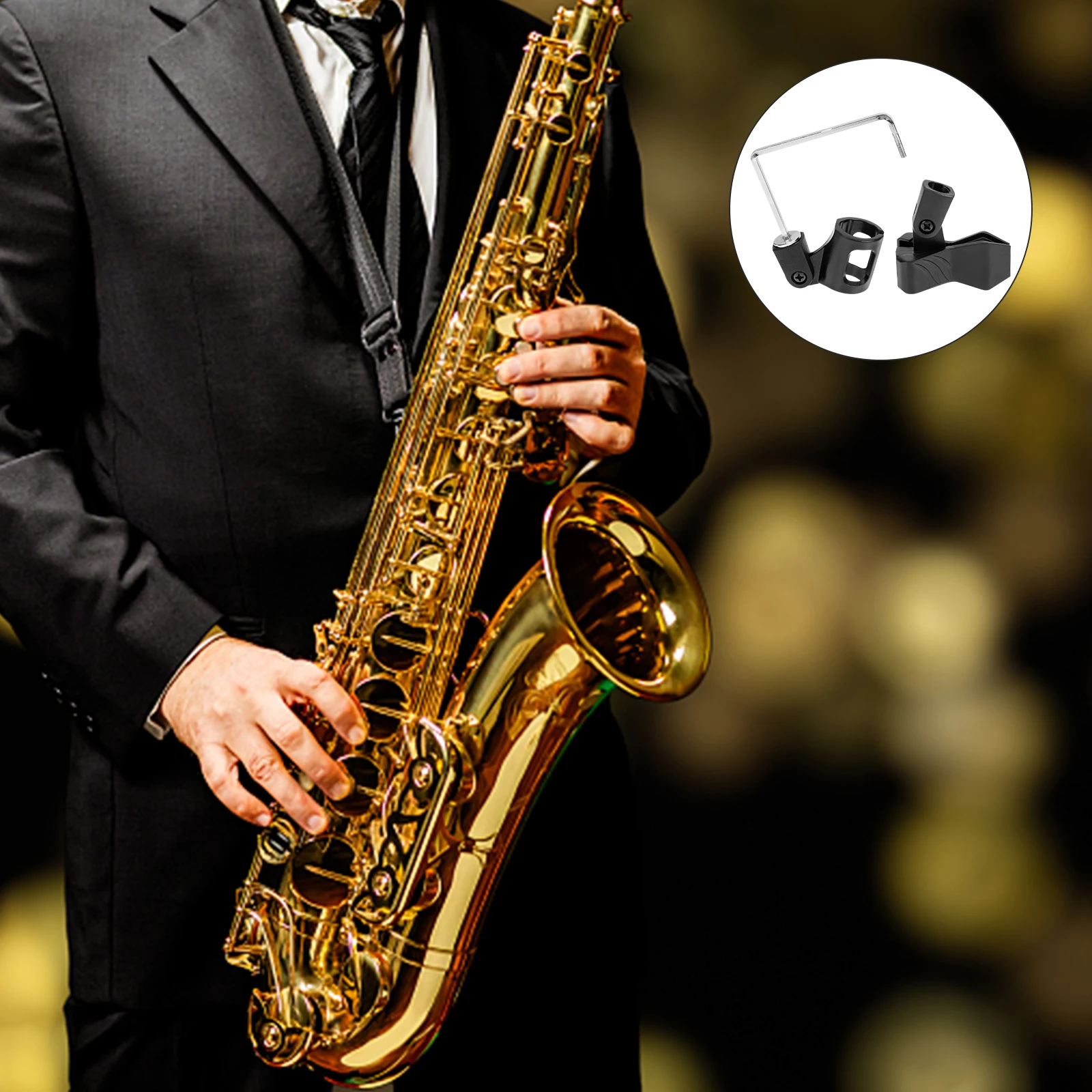 Saxophone Microphone Clip Holder Durable Practical Compatible Most Mics Kids Child St Bracket High Quality Material
Saxophone Microphone Clip Holder Durable Practical Compatible Most Mics Kids Child St Bracket High Quality Material