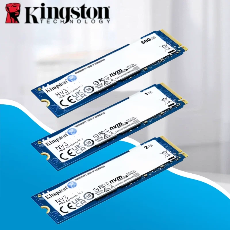 Kingston NV3 SSD 1TB 2TB 500GB NVMe PCIe Gen 4.0x4 Solid State Drive M.2 2280 Internal SSD nvme m2 for Desktop Laptop
Kingston NV3 SSD 1TB 2TB 500GB NVMe PCIe Gen 4.0x4 Solid State Drive M.2 2280 Internal SSD nvme m2 for Desktop Laptop
