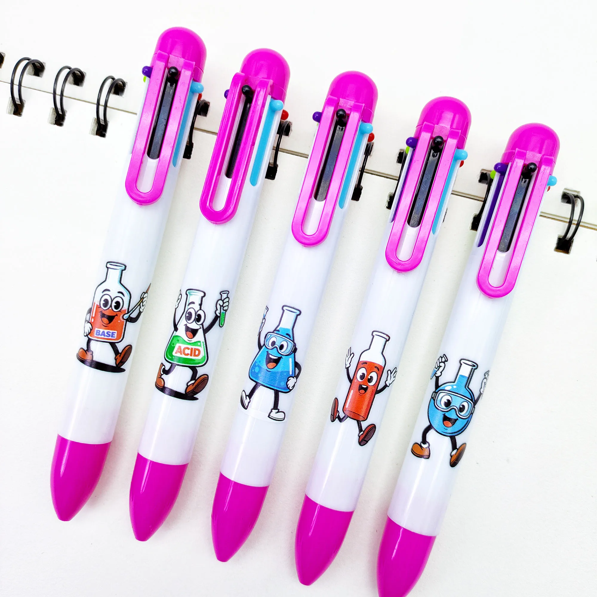 10 шт./15 шт. Тема химического реагента, многоцветная ручка, научная лаборатория, шариковая ручка «шесть в одном», ручка для маркировки ключей.
10 шт./15 шт. Тема химического реагента, многоцветная ручка, научная лаборатория, шариковая ручка «шесть в одном», ручка для маркировки ключей.