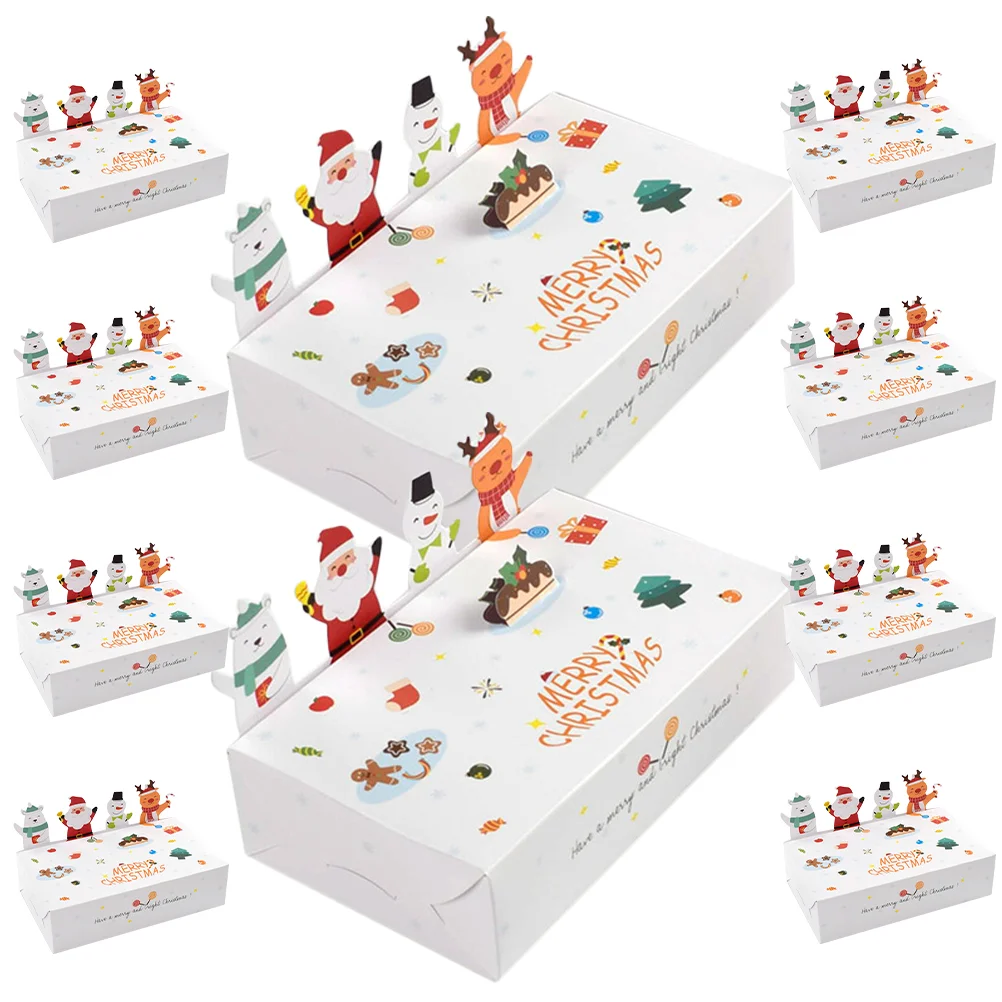 10 Pcs Christmas Lights Gift Boxes Sweets Decorations Paper Candy Gifts Baskets Bride
10 Pcs Christmas Lights Gift Boxes Sweets Decorations Paper Candy Gifts Baskets Bride