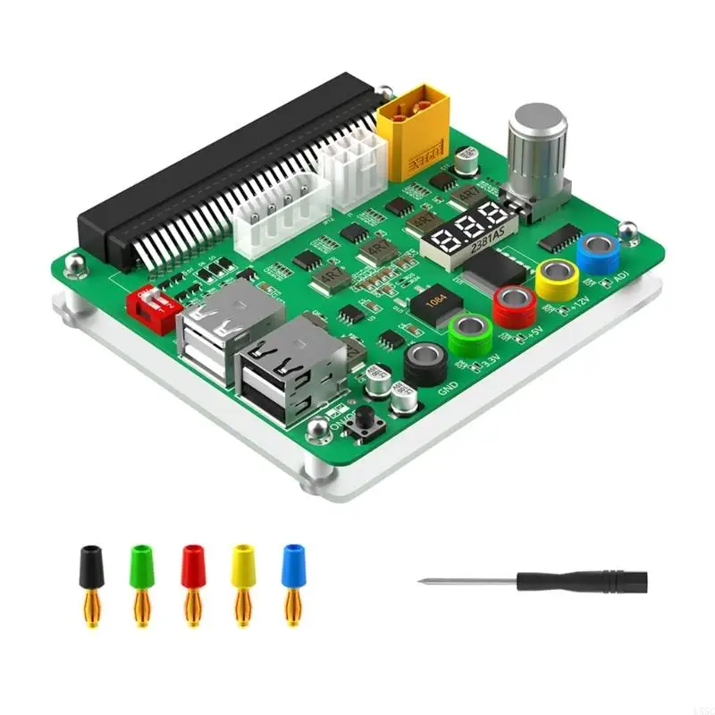 U55C Power Supply Breakouts Boards Module with 4Pc USB2.0 Port Computer Adapter Boards Replacement for D750ES1 750AB-2
U55C Power Supply Breakouts Boards Module with 4Pc USB2.0 Port Computer Adapter Boards Replacement for D750ES1 750AB-2