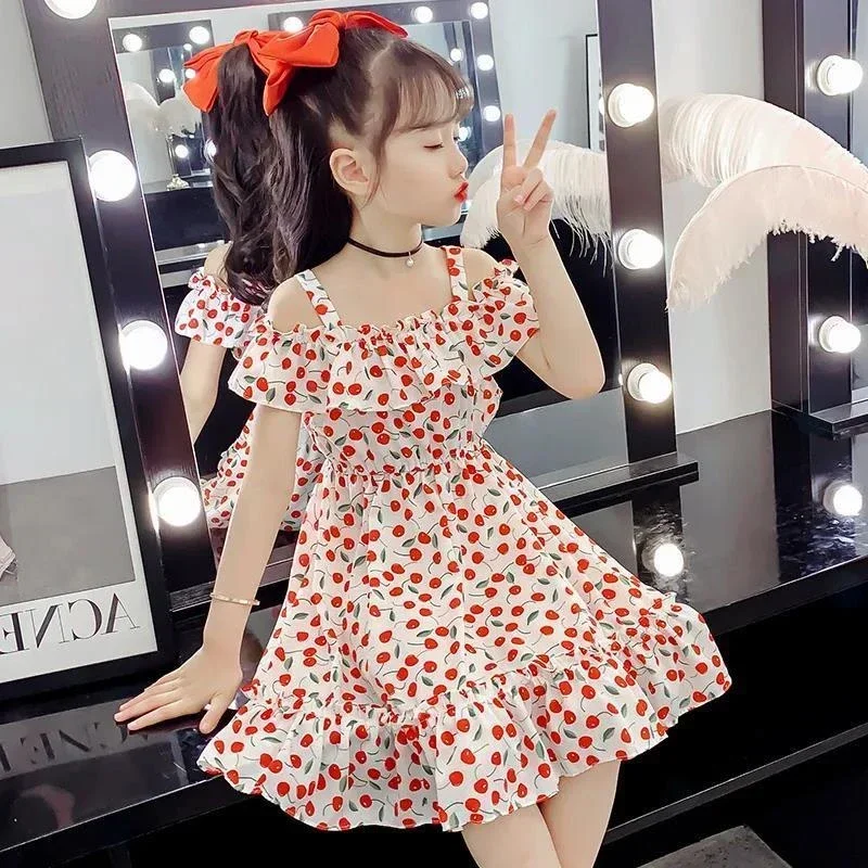 Girls Summer Dress 2024 Elegant Princess Party Girls Dresses for Kids Sweet Comfortable Lace Chiffon Design Dress with Straps
Girls Summer Dress 2024 Elegant Princess Party Girls Dresses for Kids Sweet Comfortable Lace Chiffon Design Dress with Straps