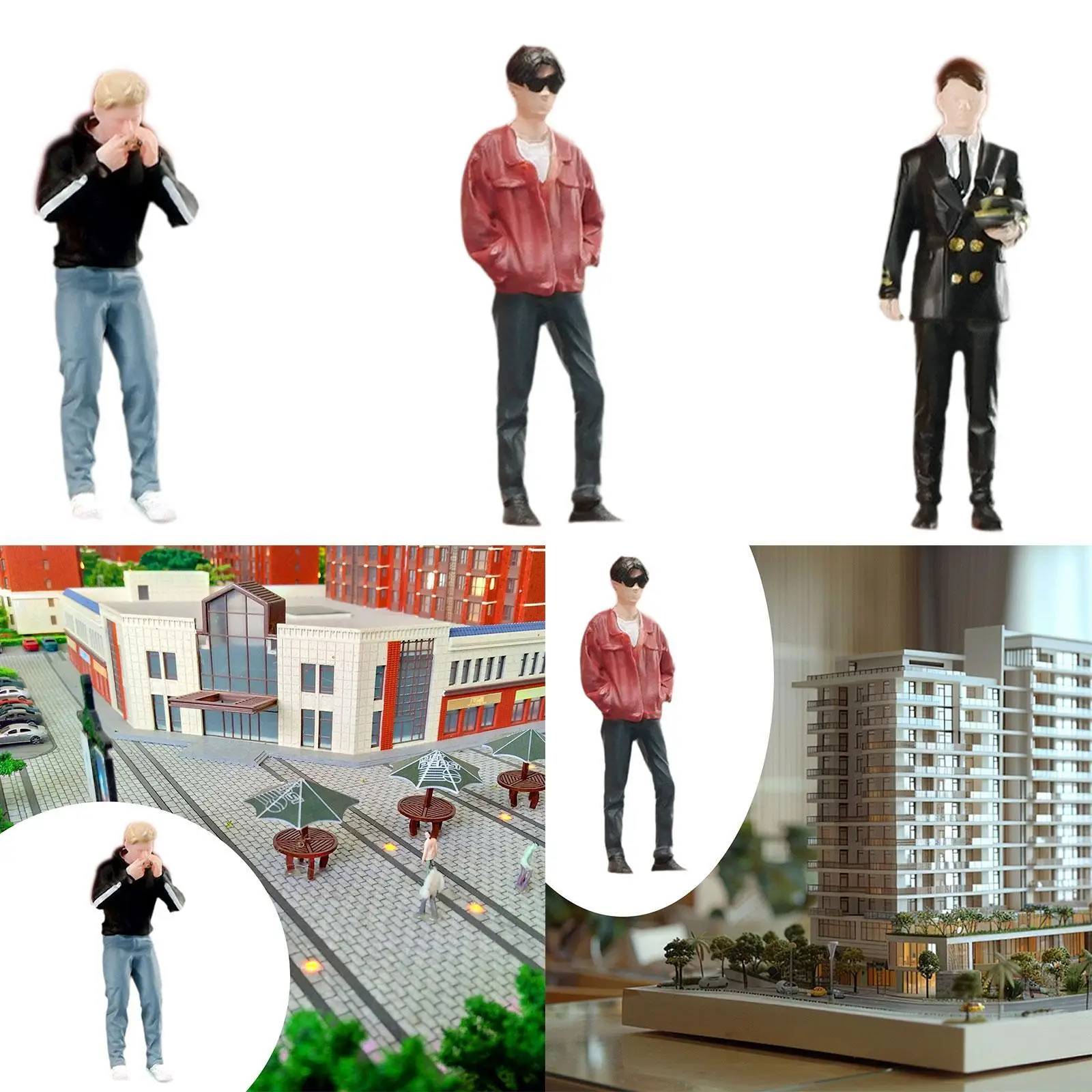 1:64 Scale Boy Figure Pose Scene Miniature People Model Ornament Trains Architectural Painted Figures Miniature DIY Scene Decor
1:64 Scale Boy Figure Pose Scene Miniature People Model Ornament Trains Architectural Painted Figures Miniature DIY Scene Decor