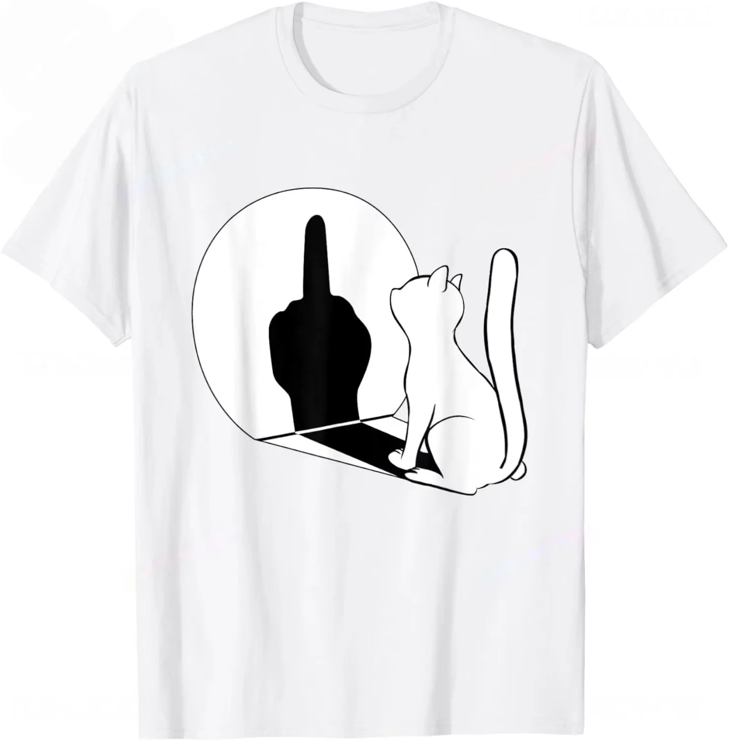 Middle Finger Cat Statement Cat Funny Gift T-Shirt Regular Short Sleeve Tops O-neck Men's Cotton harajuku oversized t shirt
Middle Finger Cat Statement Cat Funny Gift T-Shirt Regular Short Sleeve Tops O-neck Men's Cotton harajuku oversized t shirt