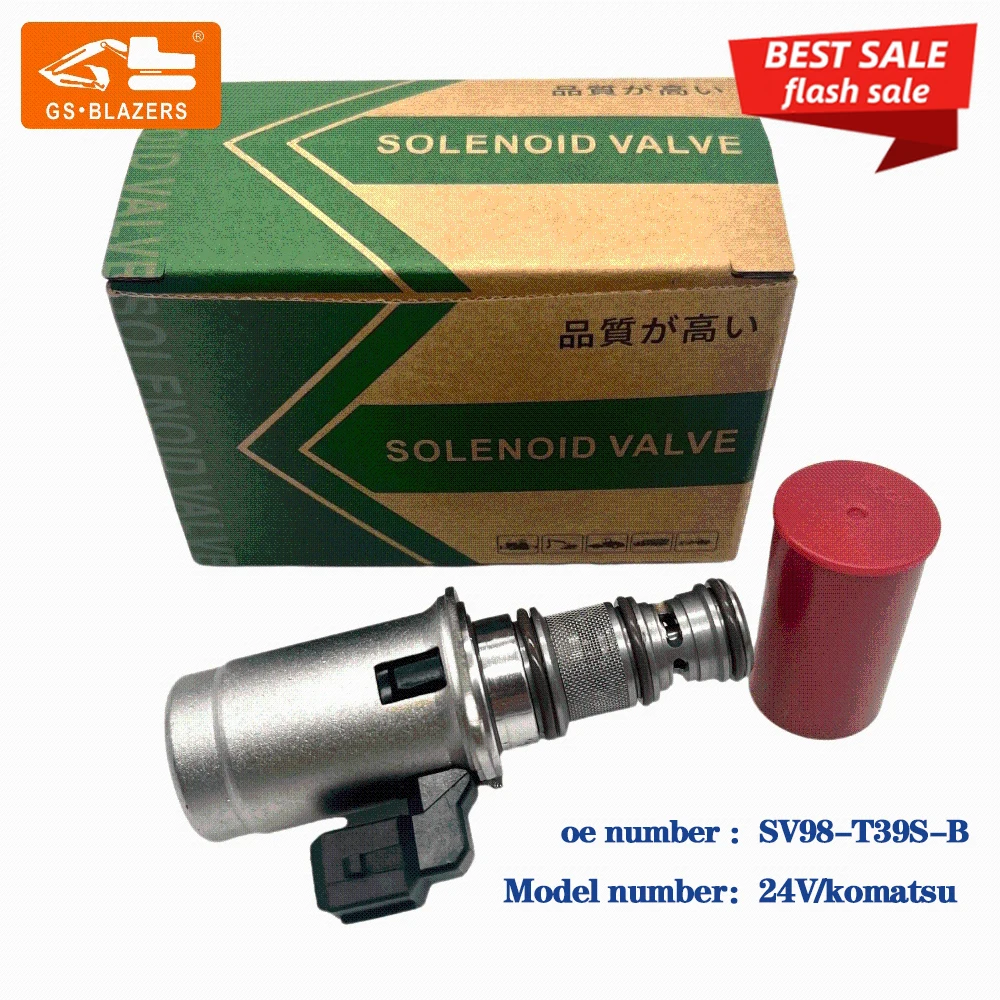 Hot Sale Solenoid Valve 580037013 SV98-T39S SV98-T39S-B for komatsu Excavator 12v 24v
Hot Sale Solenoid Valve 580037013 SV98-T39S SV98-T39S-B for komatsu Excavator 12v 24v