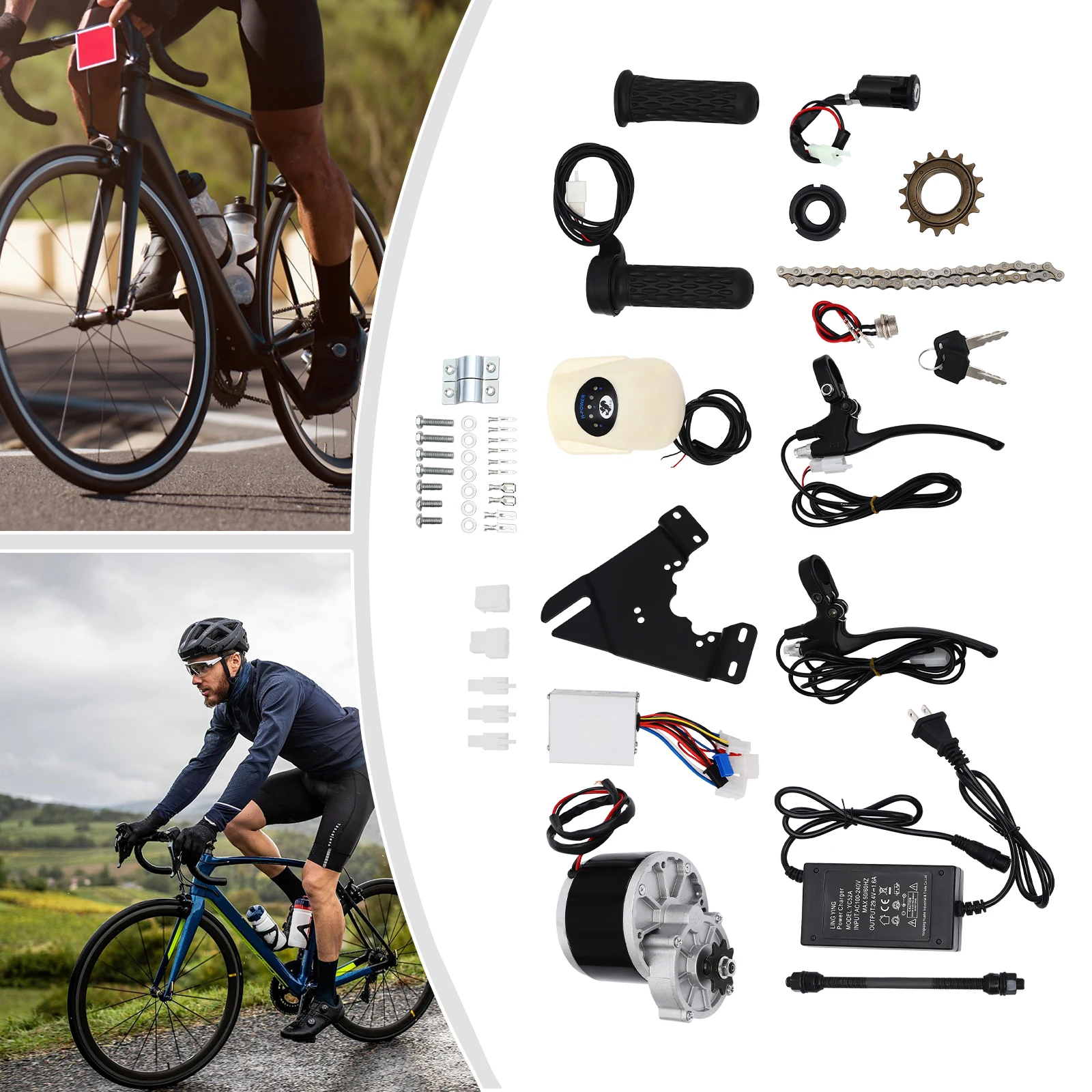 Copper Electric Motor, High-Temperature Resistant, Speed Control Grip, Complete Kit for Safe and Efficient Riding
Copper Electric Motor, High-Temperature Resistant, Speed Control Grip, Complete Kit for Safe and Efficient Riding