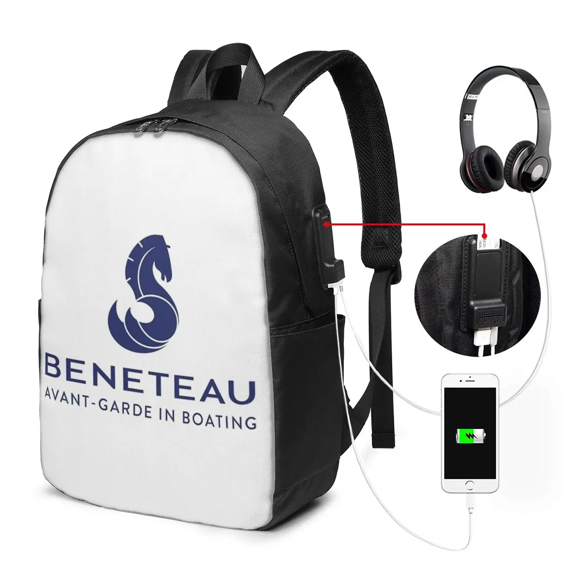 Beneteau Sailboat Sailing Yacht Backpack Travel Notebook Bag Computer College Student School Bag Laptop Shoulder Bags
Beneteau Sailboat Sailing Yacht Backpack Travel Notebook Bag Computer College Student School Bag Laptop Shoulder Bags