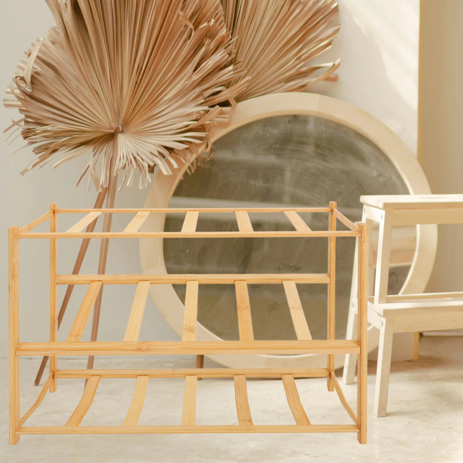 Multi-Layer Bamboo Shoe Rack Compact Small Shoe Organizer for Entryway Room Bedroom Shoes Storage Holder Shoes Storage Organizer
Multi-Layer Bamboo Shoe Rack Compact Small Shoe Organizer for Entryway Room Bedroom Shoes Storage Holder Shoes Storage Organizer