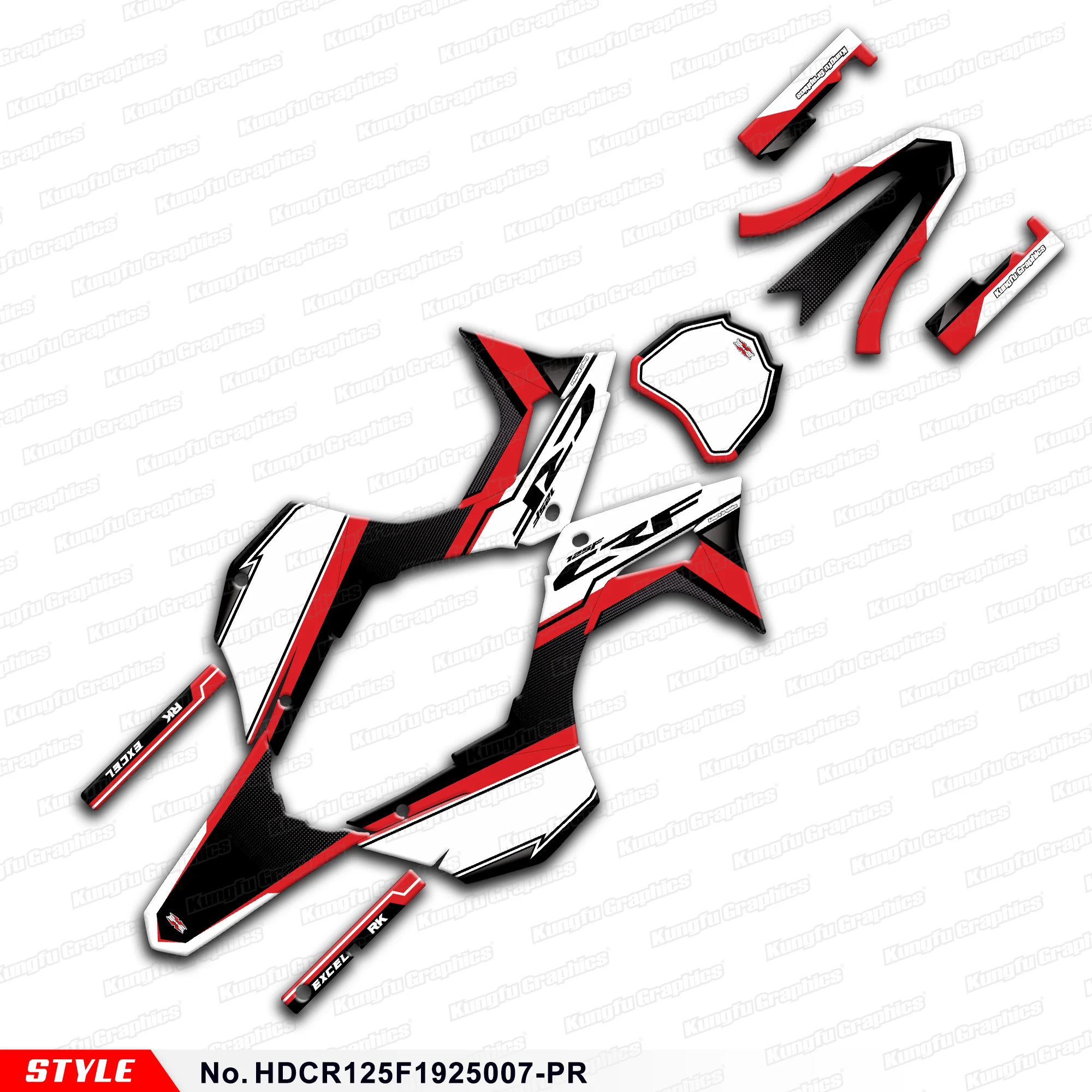 JY RACING MX Graphics UV-resistant Vinyl for Honda CRF 125F CRF125F 2019 2020 2021 2022 2023 2024 2025, HDCR125F1925007-PR
JY RACING MX Graphics UV-resistant Vinyl for Honda CRF 125F CRF125F 2019 2020 2021 2022 2023 2024 2025, HDCR125F1925007-PR