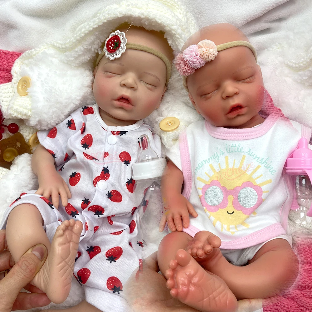 3D Skin Can Use Pacifiers 45cm Girl Full Solid Silicone Reborn Baby Realistic Exquisite Texture Collector Doll for Exclusive Art
3D Skin Can Use Pacifiers 45cm Girl Full Solid Silicone Reborn Baby Realistic Exquisite Texture Collector Doll for Exclusive Art