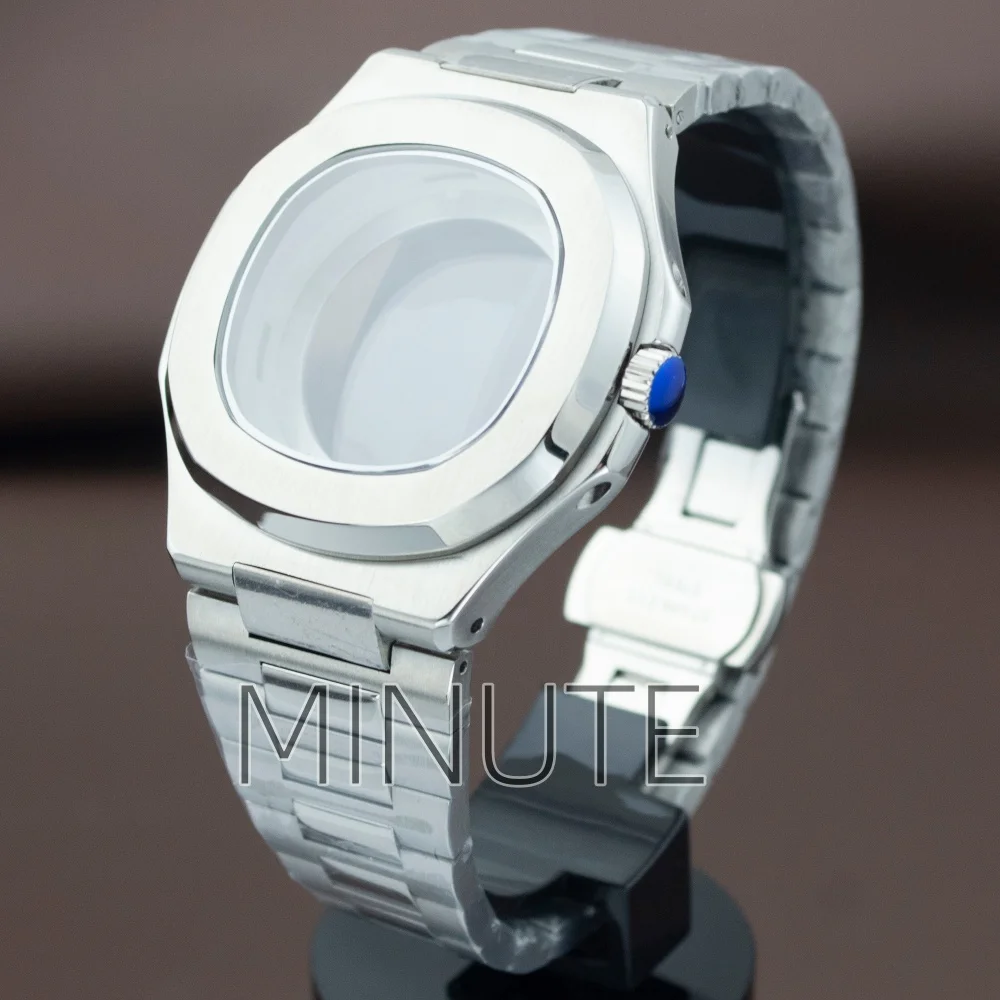 41mm square nh35 case for MOD nautilus nh36 nh38 movement 316L stainless steel bracelet sapphire glass waterproof men watch case
41mm square nh35 case for MOD nautilus nh36 nh38 movement 316L stainless steel bracelet sapphire glass waterproof men watch case