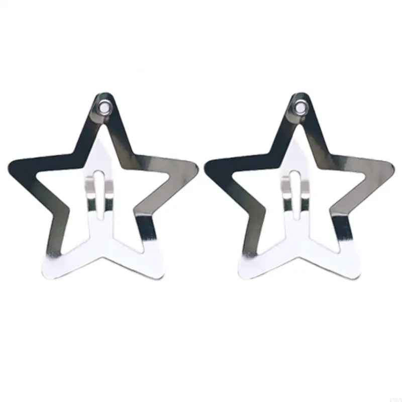 P88B 10pcs Metal Star Hair Clips Sweet Silver Hollow Star Hair Barrettes Hair Pins Accessories for Women Girls
P88B 10pcs Metal Star Hair Clips Sweet Silver Hollow Star Hair Barrettes Hair Pins Accessories for Women Girls