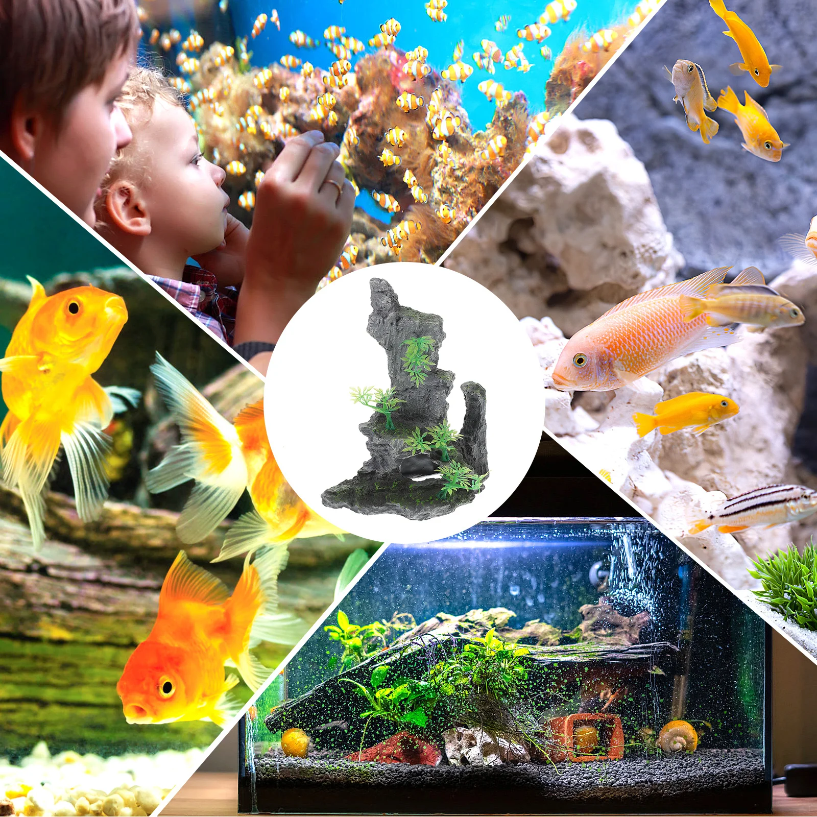 1Pcs Fish Tank Rockery Ornament Fake Mountain Decor Green Simulation Landscape Adornment Aquarium Decoration Artificial Mountain
1Pcs Fish Tank Rockery Ornament Fake Mountain Decor Green Simulation Landscape Adornment Aquarium Decoration Artificial Mountain