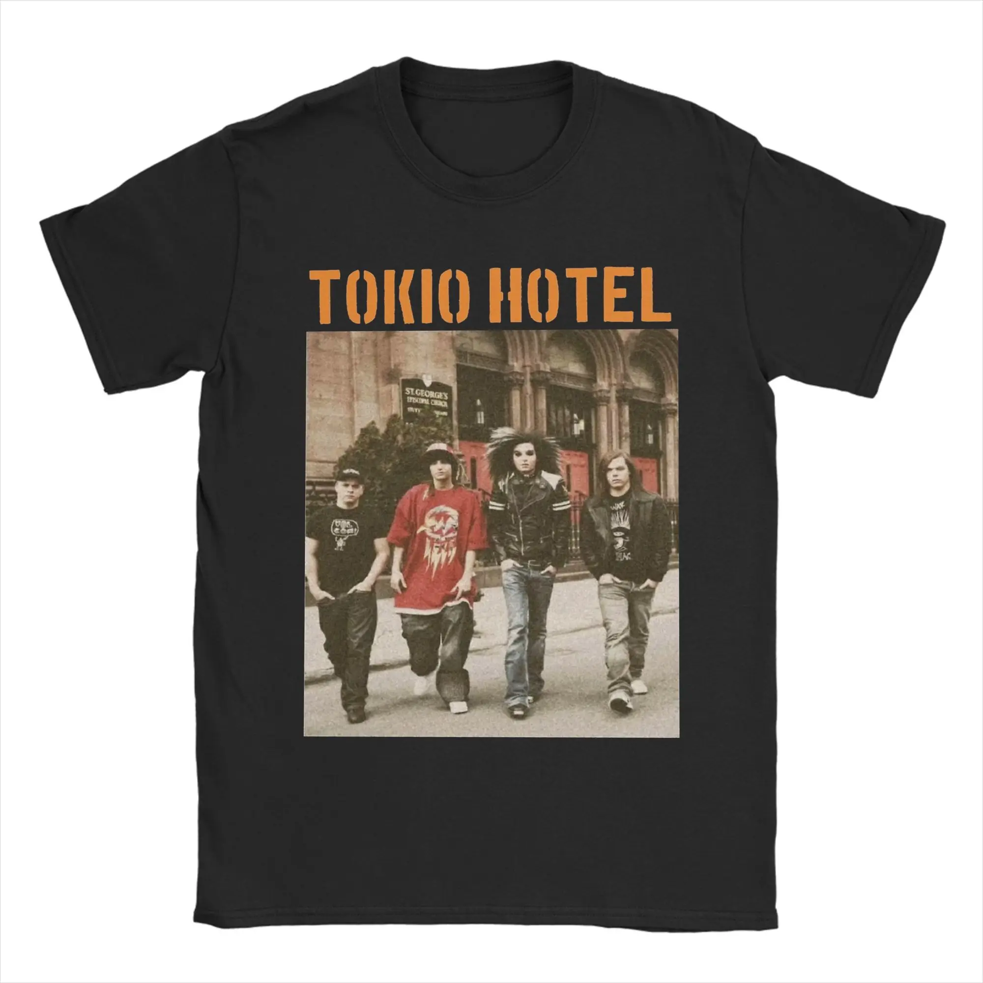 Tokio Hotel Band T-Shirt Men Vintage 100% Cotton Tee Shirt Round Collar Short Sleeve T Shirts Plus Size Tops
Tokio Hotel Band T-Shirt Men Vintage 100% Cotton Tee Shirt Round Collar Short Sleeve T Shirts Plus Size Tops