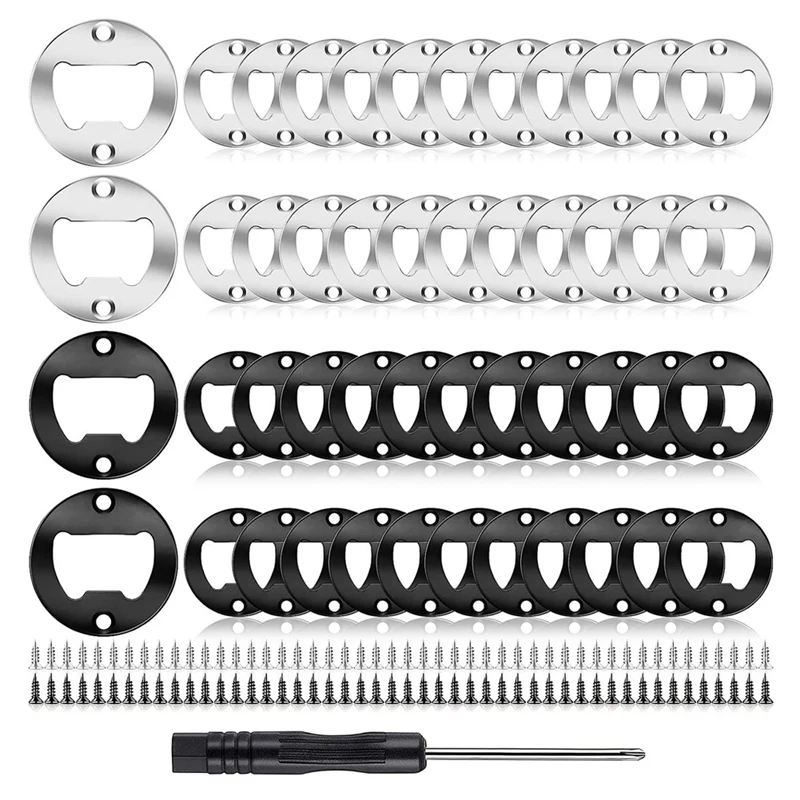 1 Set Bottle Opener Inserts Kits Round DIY Bottle Opener Hardware Kit Bottle Opener Hardware Black+Silver
1 Set Bottle Opener Inserts Kits Round DIY Bottle Opener Hardware Kit Bottle Opener Hardware Black+Silver