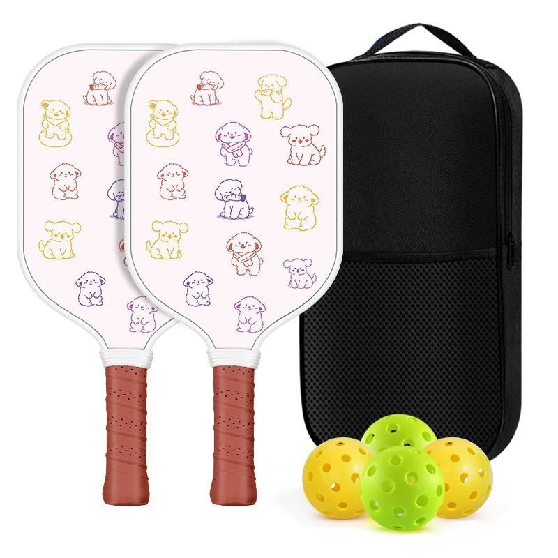 Fiberglass Pickleball Racket Set for Beginner Training
Fiberglass Pickleball Racket Set for Beginner Training