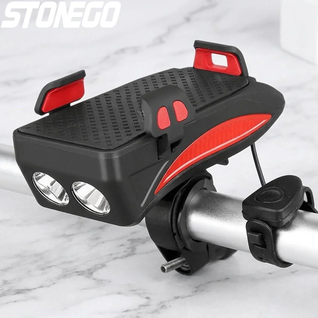 Rechargeable 2000mAh 4in1 Bike Light Headlamp Horn Phone Holder Night Cycling Safety Multifunction Waterproof
Rechargeable 2000mAh 4in1 Bike Light Headlamp Horn Phone Holder Night Cycling Safety Multifunction Waterproof