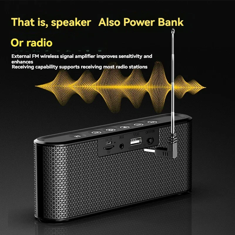 Беспроводная Bluetooth-колонка X6 Touch с USB-накопителем, воспроизведением с TF-карты, сабвуфером, двумя динамиками, аккумулятором 8000 мАч и функцией зарядки телефона
Беспроводная Bluetooth-колонка X6 Touch с USB-накопителем, воспроизведением с TF-карты, сабвуфером, двумя динамиками, аккумулятором 8000 мАч и функцией зарядки телефона