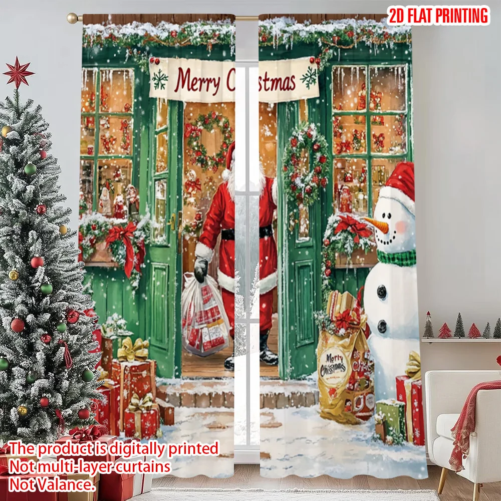 2pcs 2D flat printing Christmas Drapes Christmas10 Durable Polyester Without Electricity Versatile for Photo Booths & Holiday
2pcs 2D flat printing Christmas Drapes Christmas10 Durable Polyester Without Electricity Versatile for Photo Booths & Holiday