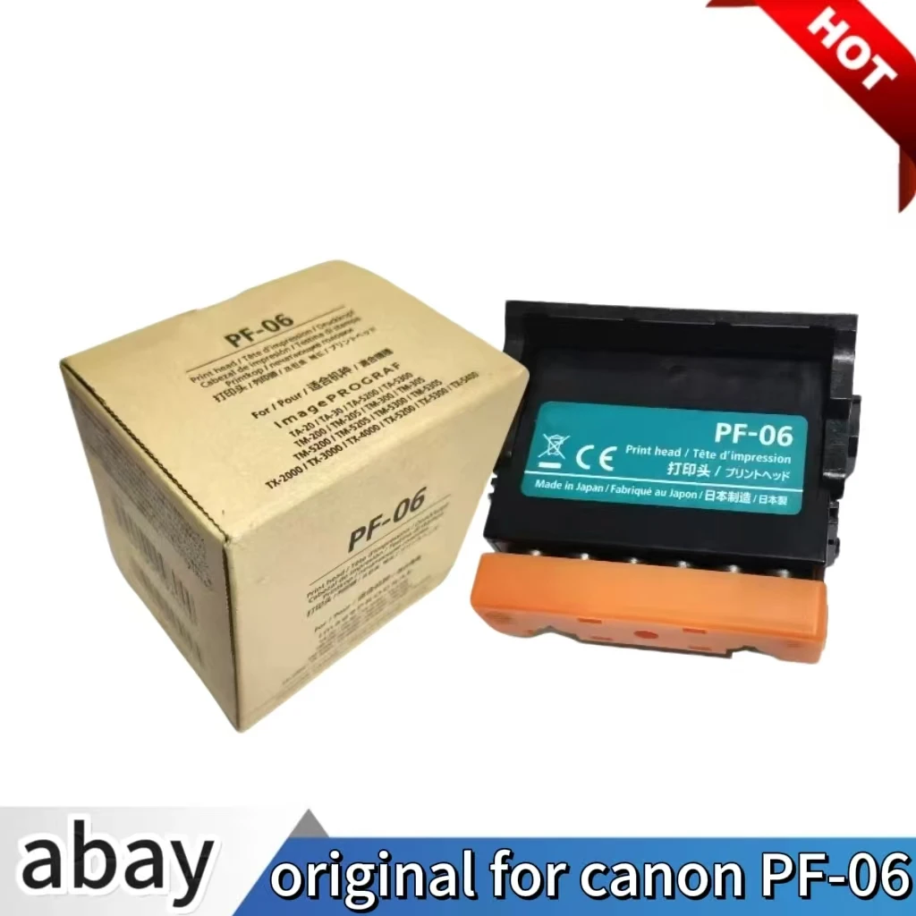 PF-06 Print Head for Canon Printers, Original Print Head, Compatible with Tx2000, 3000, 4000, 5200, 5300, 5400, Inkjet Models
PF-06 Print Head for Canon Printers, Original Print Head, Compatible with Tx2000, 3000, 4000, 5200, 5300, 5400, Inkjet Models