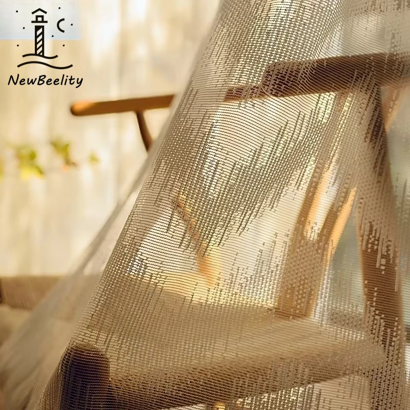 Geometric Wave Pattern Tulle Curtains for Living Room Dining Bedroom Cotton Linen Modern Minimalist Grace Translucent Decor
Geometric Wave Pattern Tulle Curtains for Living Room Dining Bedroom Cotton Linen Modern Minimalist Grace Translucent Decor