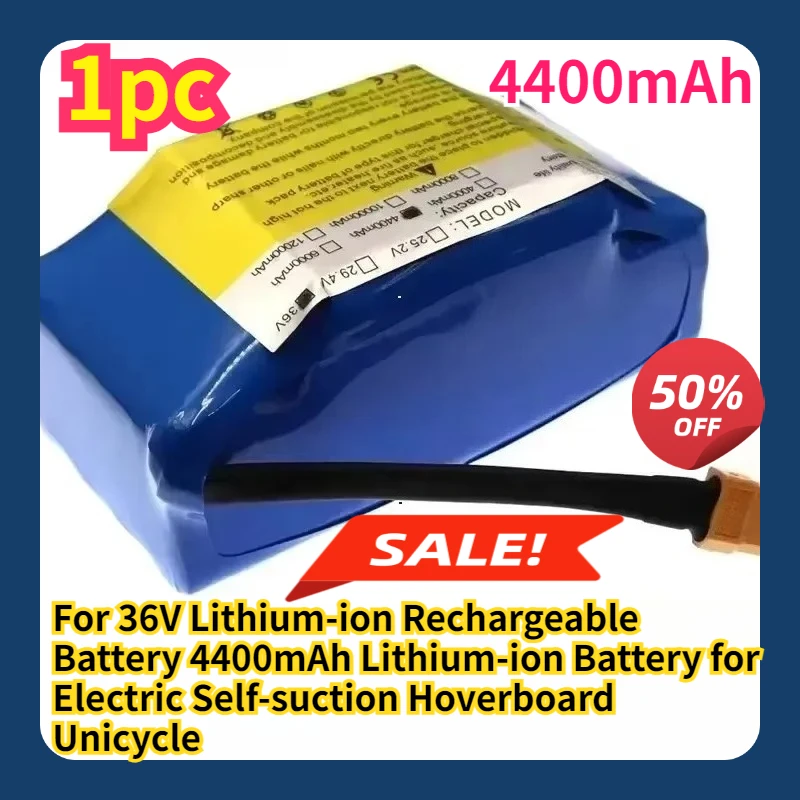 For 36V Lithium-ion Rechargeable Battery 4400mAh Lithium-ion Battery for Electric Self-suction Hoverboard Unicycle
For 36V Lithium-ion Rechargeable Battery 4400mAh Lithium-ion Battery for Electric Self-suction Hoverboard Unicycle