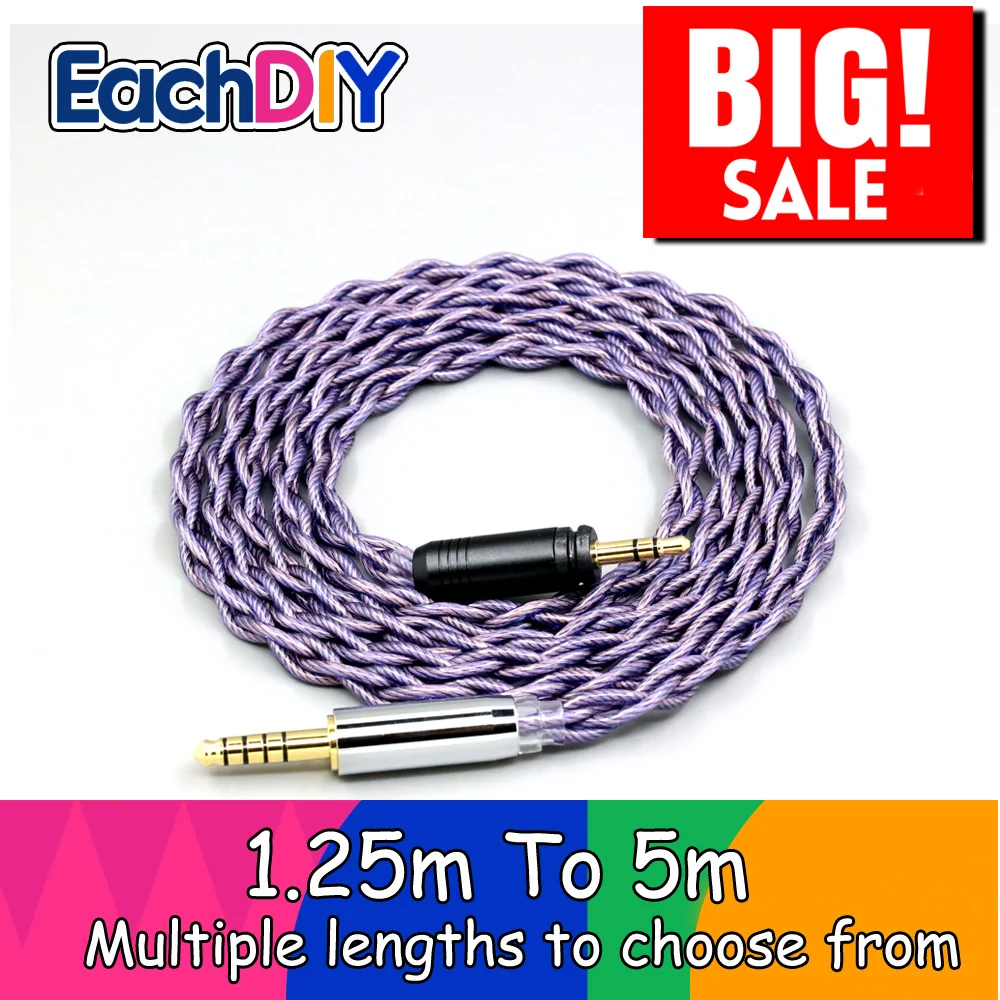 Type2 1.8mm 140 cores litz 7N OCC Earphone Cable For Focal HADENYS Open-back Headphone LN009022
Type2 1.8mm 140 cores litz 7N OCC Earphone Cable For Focal HADENYS Open-back Headphone LN009022