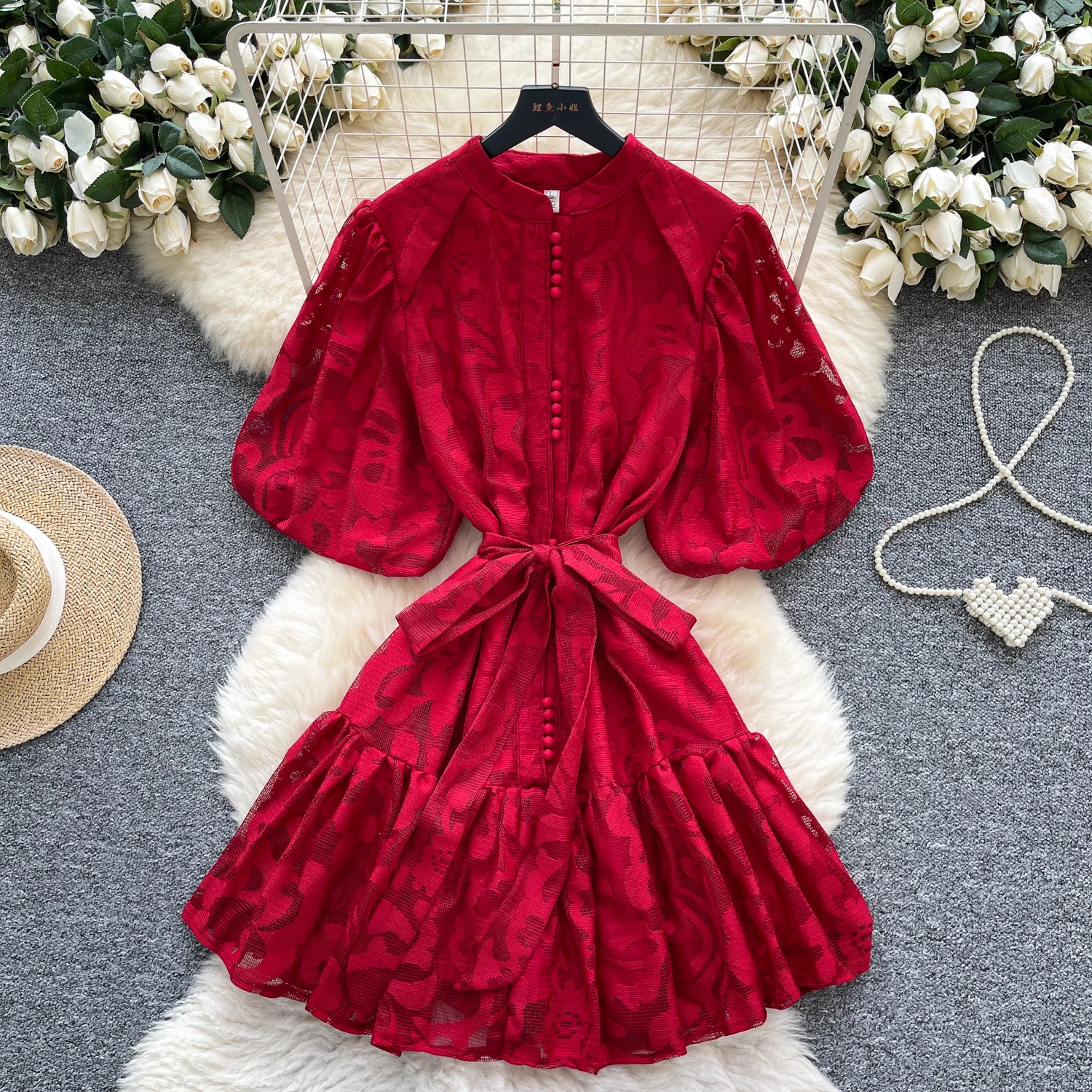 Vintage sexy Embroidered mesh short sleeve dress Chic Summer Beach fairycore Vestidos Vacation women clothing
Vintage sexy Embroidered mesh short sleeve dress Chic Summer Beach fairycore Vestidos Vacation women clothing