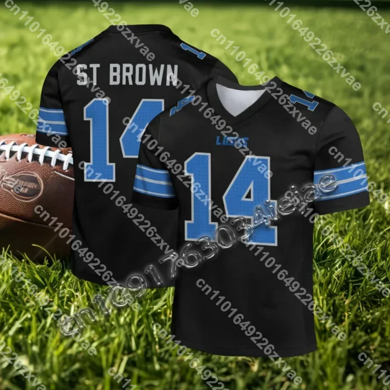 Полные тренировочные майки NFL Football Detroit Lions Team Number, дышащие, быстросохнущие, удобные, дышащие, незаменимые для фанатов
Полные тренировочные майки NFL Football Detroit Lions Team Number, дышащие, быстросохнущие, удобные, дышащие, незаменимые для фанатов