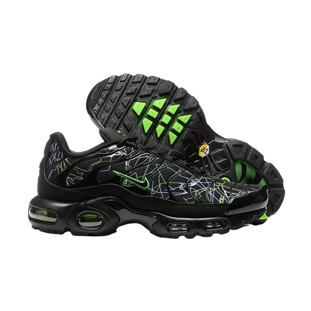 Nike Original Air Max Plus Tn Мужские модные универсальные противоскользящие износостойкие спортивные кроссовки Pure Black Green IB3075-001
Nike Original Air Max Plus Tn Мужские модные универсальные противоскользящие износостойкие спортивные кроссовки Pure Black Green IB3075-001