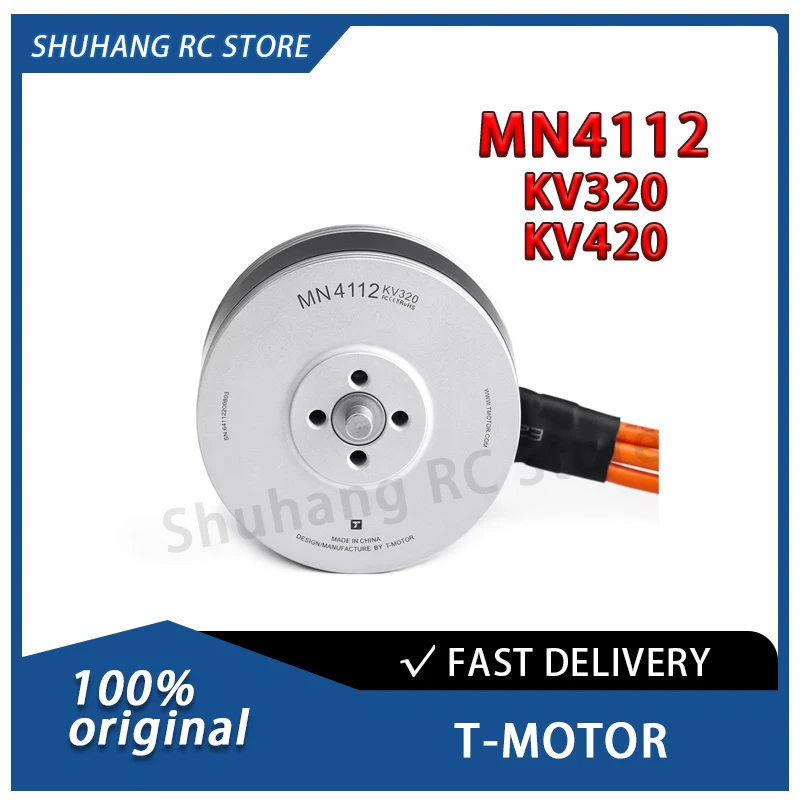 T-MOTOR MN4112 KV320 Hollow Shaft High Efficiency Electric Outrunner Brushless DC Motor UAV Multi-rotors VTOL Fixed Wings Engine
T-MOTOR MN4112 KV320 Hollow Shaft High Efficiency Electric Outrunner Brushless DC Motor UAV Multi-rotors VTOL Fixed Wings Engine
