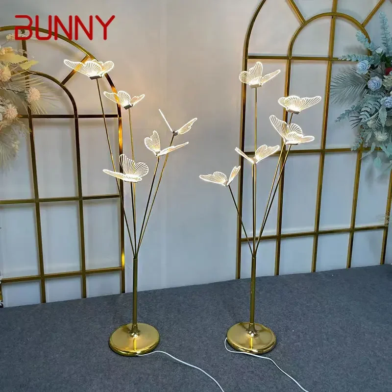 BUNNY Modern Landscape Atmosphere Floor Lamp LED Creative Butterfly Standing Lights for Wedding Party Stage Background Decor
BUNNY Modern Landscape Atmosphere Floor Lamp LED Creative Butterfly Standing Lights for Wedding Party Stage Background Decor