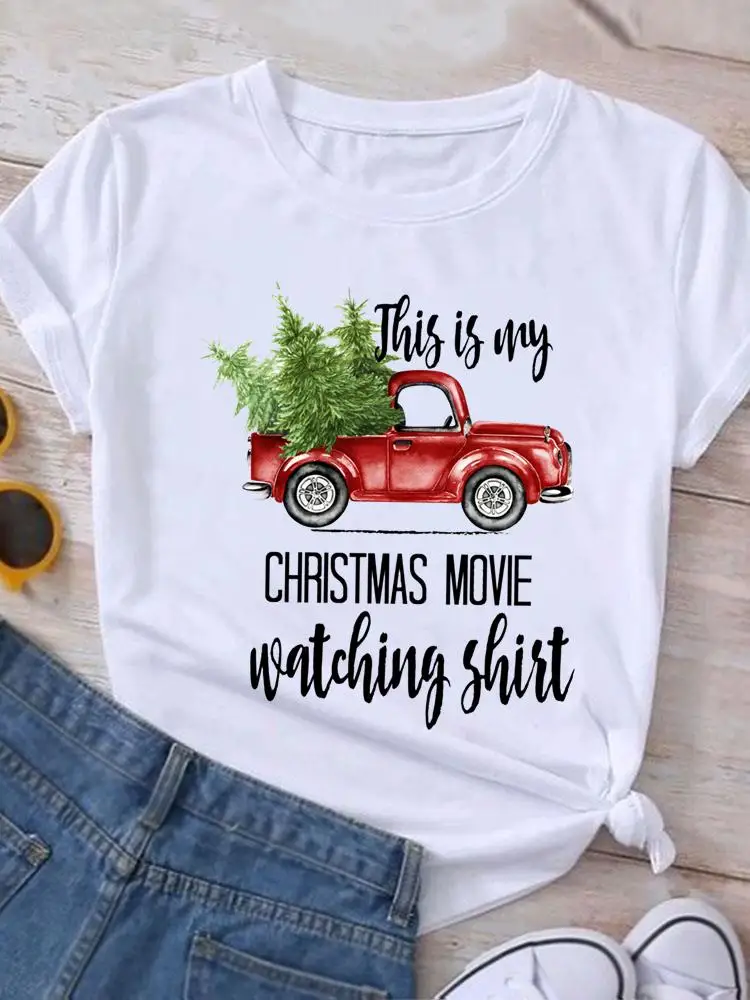 Plaid Tree Lovely New Year Christmas Graphic T Shirt Print T-shirt Top Fashion Women Holiday Female Short Sleeve Tee Clothing
Plaid Tree Lovely New Year Christmas Graphic T Shirt Print T-shirt Top Fashion Women Holiday Female Short Sleeve Tee Clothing